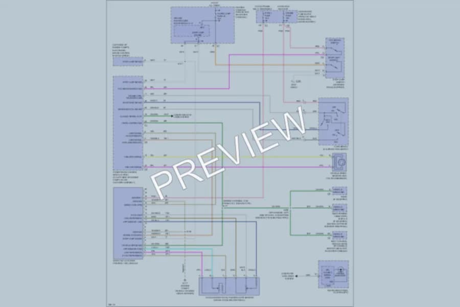 2007 Buick Rendezvous Cruise Control wiring diagram preview