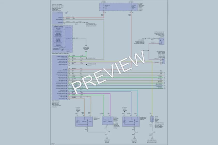 2007 Buick Terraza Anti Theft wiring diagram preview