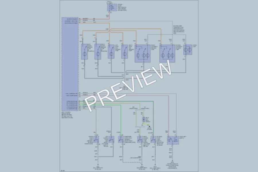 2007 Buick Terraza Interior Lights wiring diagram preview