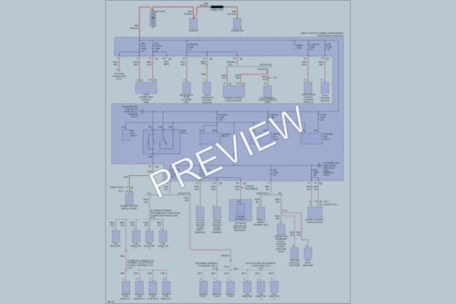 2007 Cadillac CTS Power Distribution wiring diagram preview