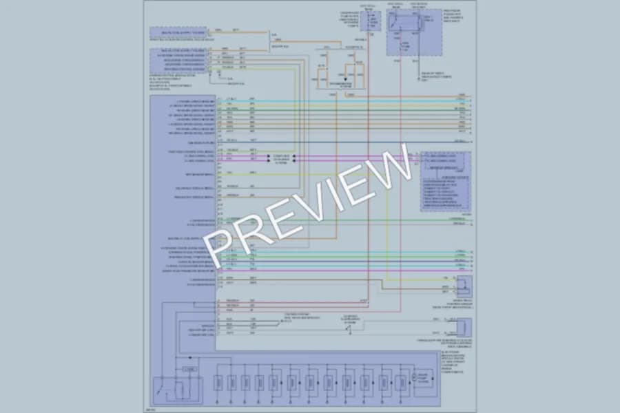 2007 Cadillac CTSV Anti Lock Brakes wiring diagram preview