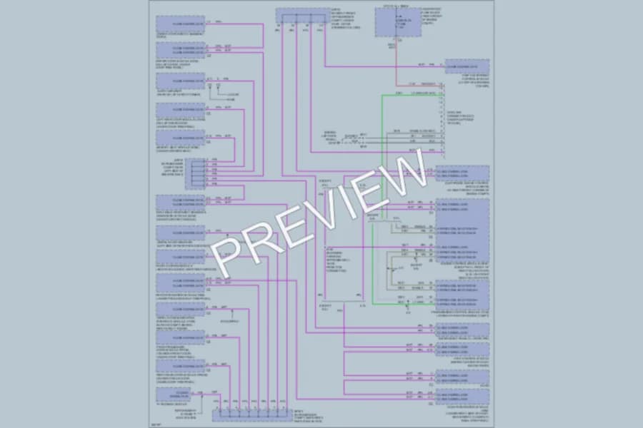 2007 Cadillac CTSV Computer Data Lines wiring diagram preview
