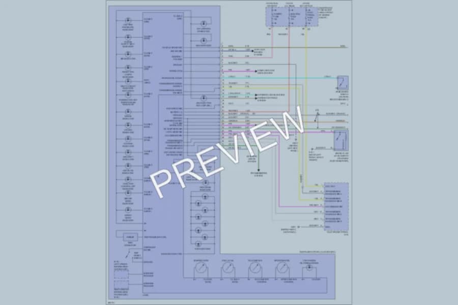 2007 Cadillac CTSV Instrument Cluster wiring diagram preview