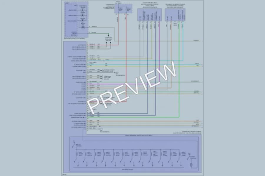 2007 Cadillac DTS Anti Lock Brakes wiring diagram preview