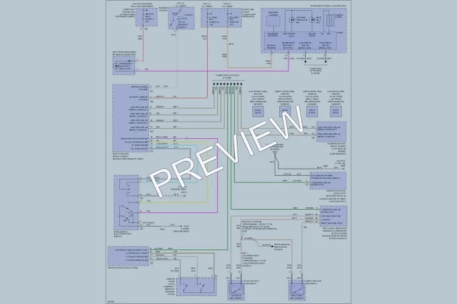 2007 Cadillac DTS Warning Systems wiring diagram preview