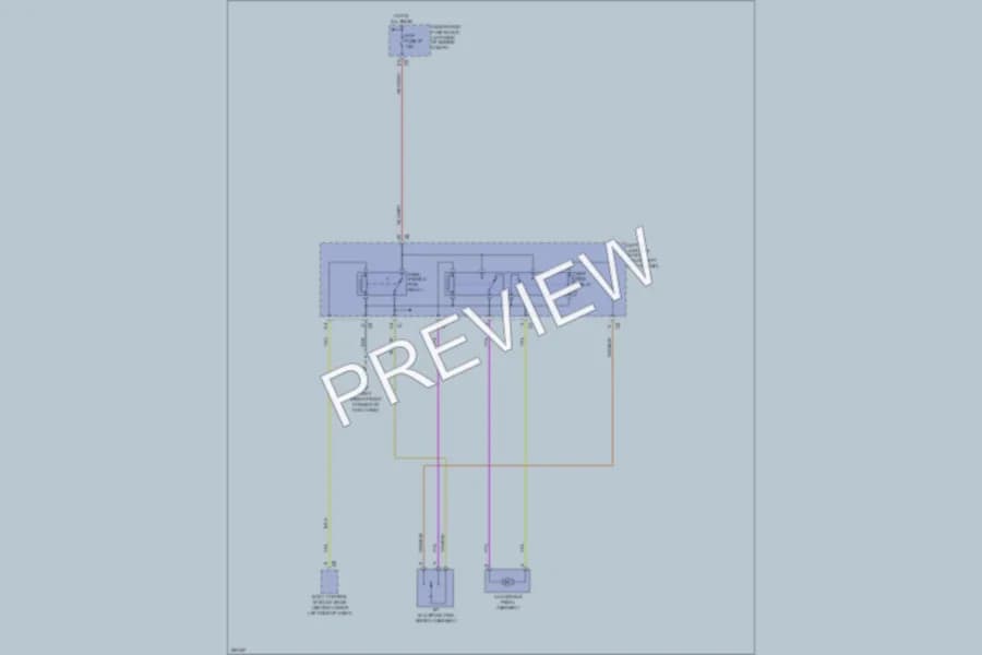 2007 Cadillac Escalade Power Seats wiring diagram preview