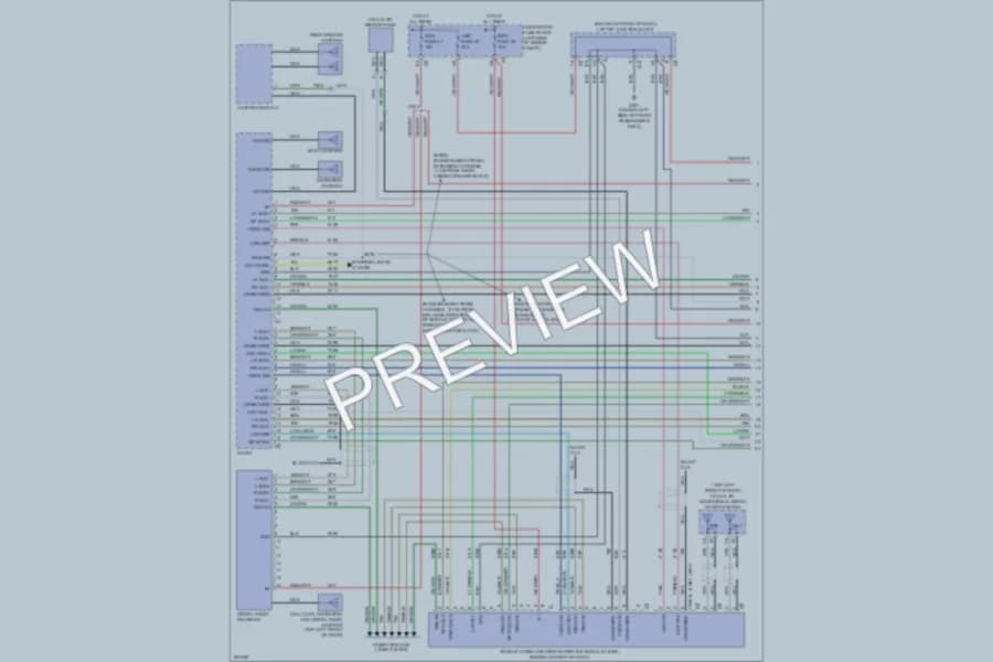 2007 Cadillac EscaladeESV Navigation wiring diagram preview