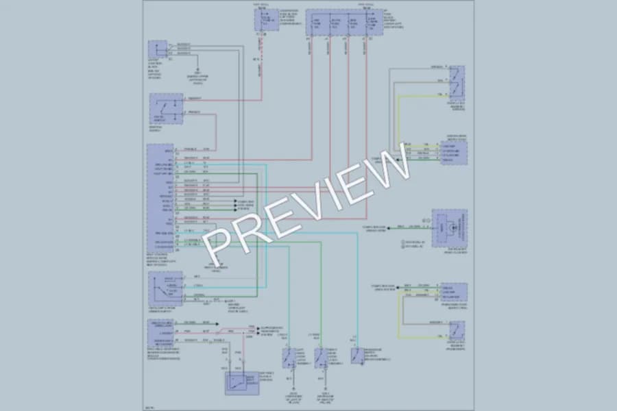 2007 Cadillac EscaladeEXT Warning Systems wiring diagram preview