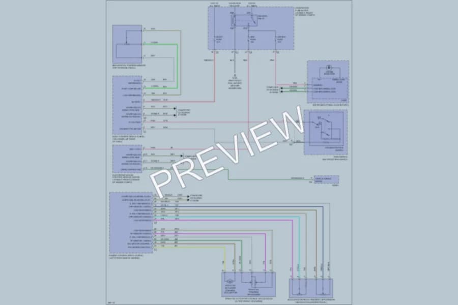2007 Cadillac SRX Cruise Control wiring diagram preview