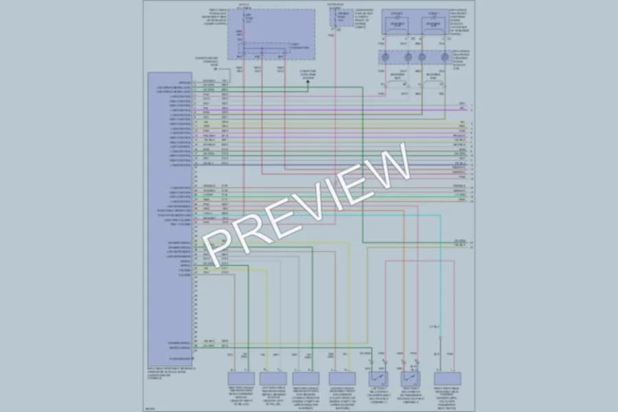 2007 Cadillac SRX Supplemental Restraints wiring diagram preview
