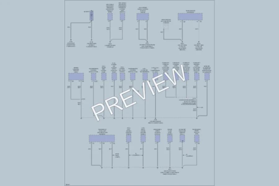 2007 Cadillac STS Ground Distribution wiring diagram preview