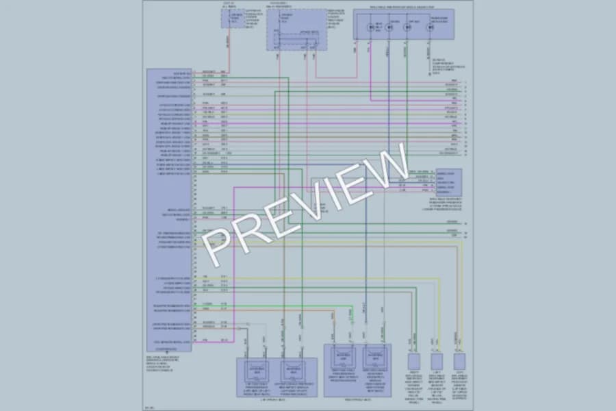 2007 Cadillac STS Supplemental Restraints wiring diagram preview