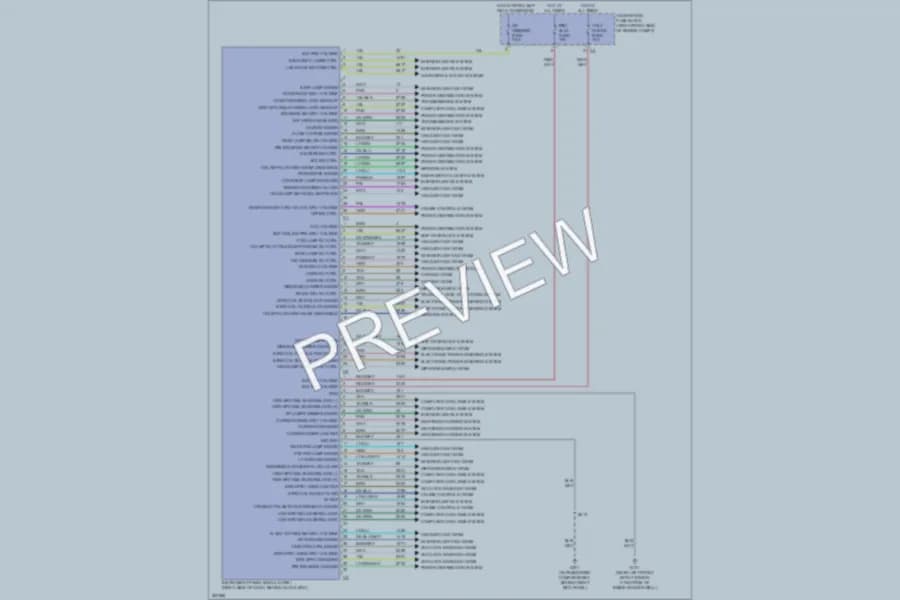 2007 Cadillac STSV Body Control Modules wiring diagram preview