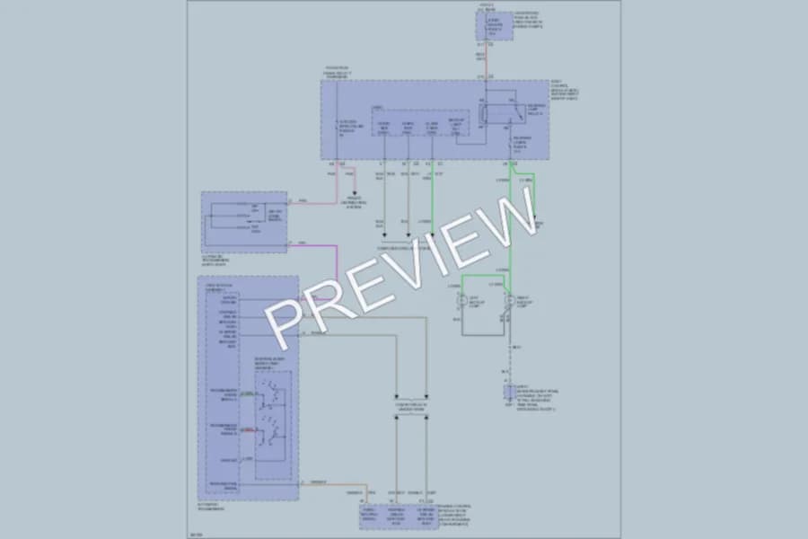 2007 Cadillac XLRV Exterior Lights wiring diagram preview