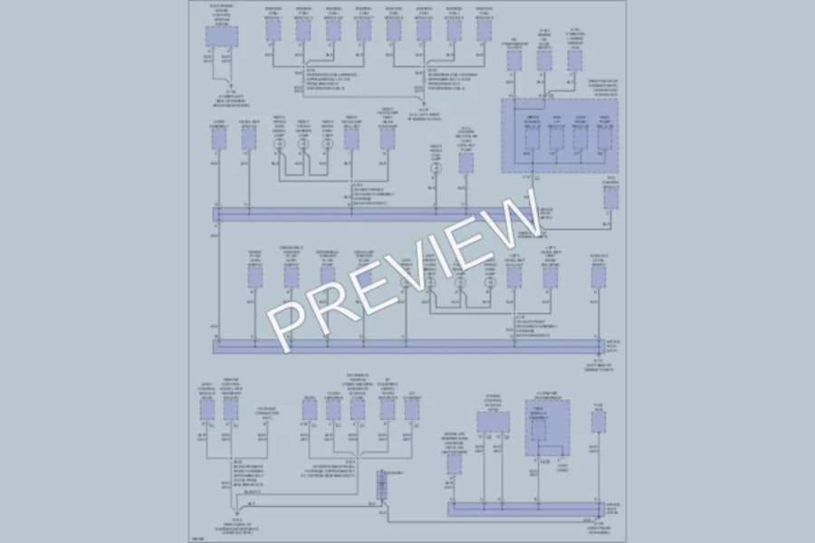 2007 Cadillac XLRV Ground Distribution wiring diagram preview