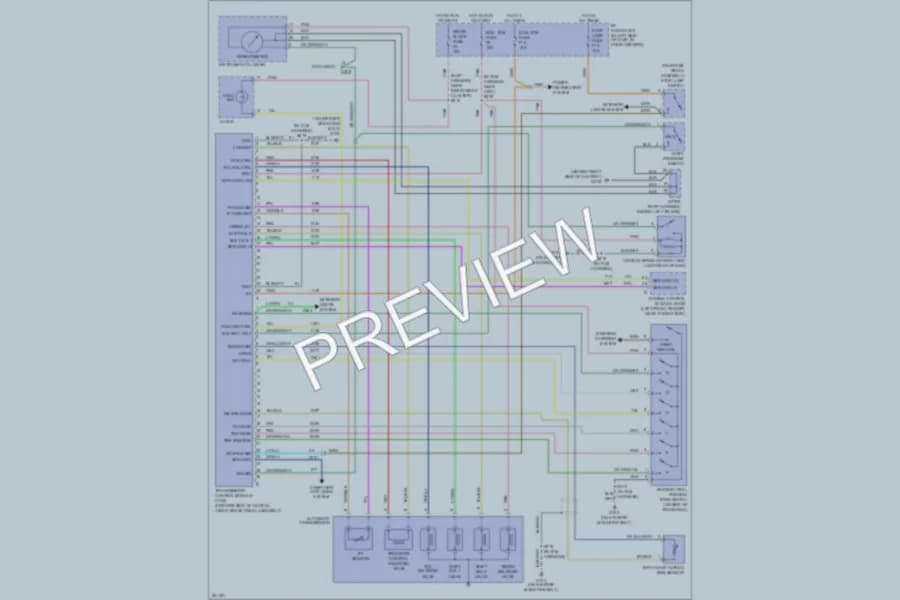 2007 Chevrolet Aveo Transmission wiring diagram preview