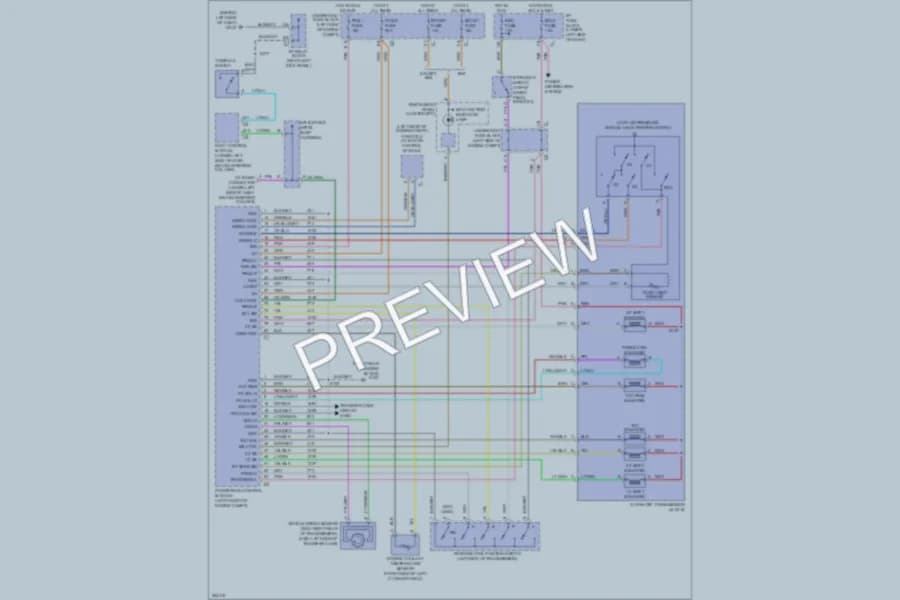 2007 Chevrolet 2500 Hd Transmission wiring diagram preview with protected circuit layout