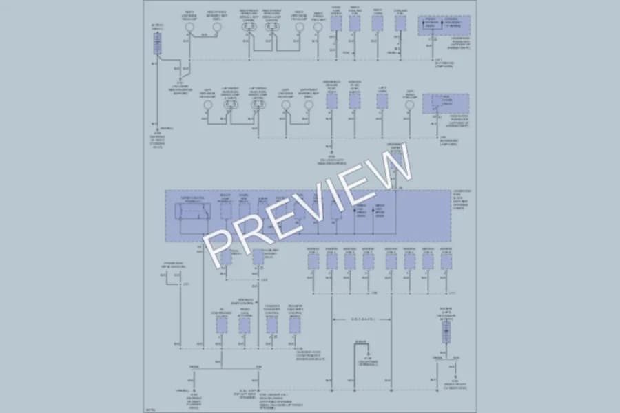 2007 Chevrolet 2500 Hd Ground Distribution wiring diagram preview with protected circuit layout