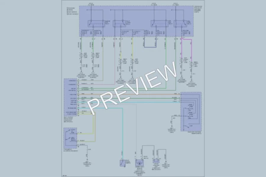 2007 Chevrolet 3500 Hd Headlights wiring diagram preview with protected circuit layout