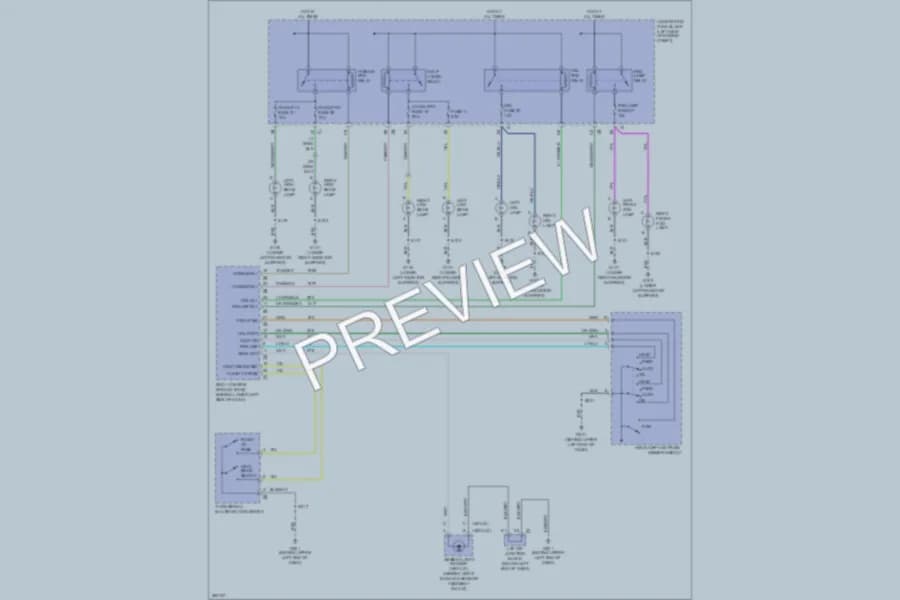 2007 Chevrolet C2500Suburban Headlights wiring diagram preview
