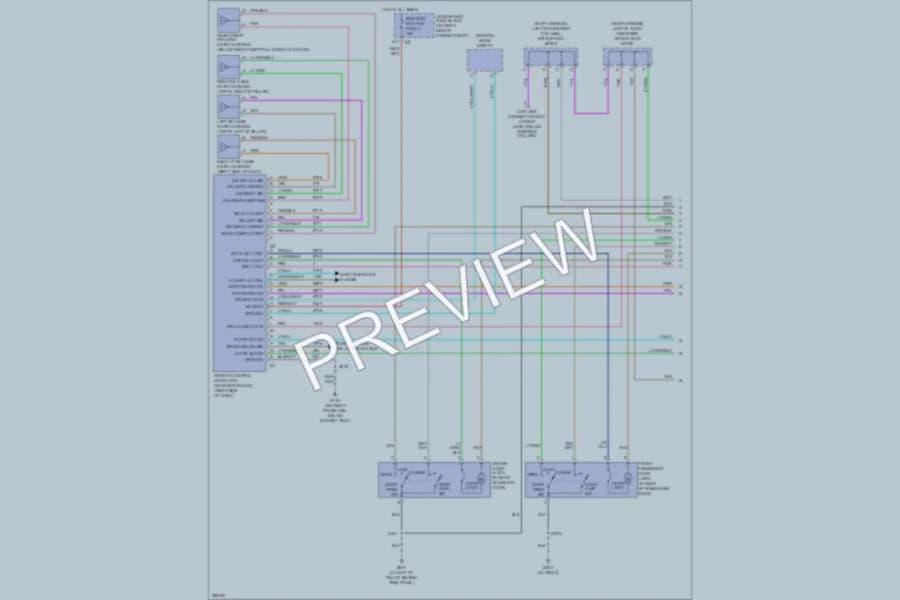 2007 Chevrolet Corvette Anti Theft wiring diagram preview