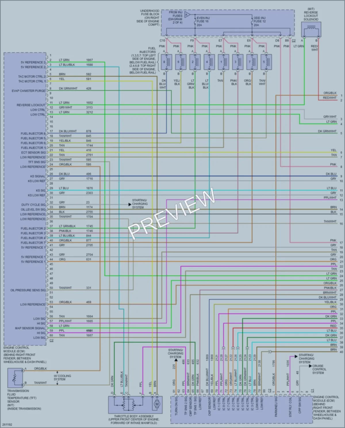 2007 Chevrolet Corvette Engine Performance wiring diagram preview