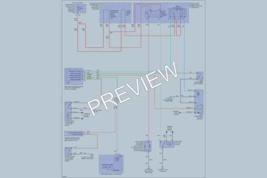 2007 Chevrolet Corvette Trunk Tailgate Fuel Door wiring diagram preview