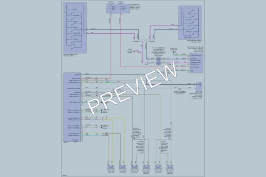 2007 Chevrolet Equinox Radio wiring diagram preview