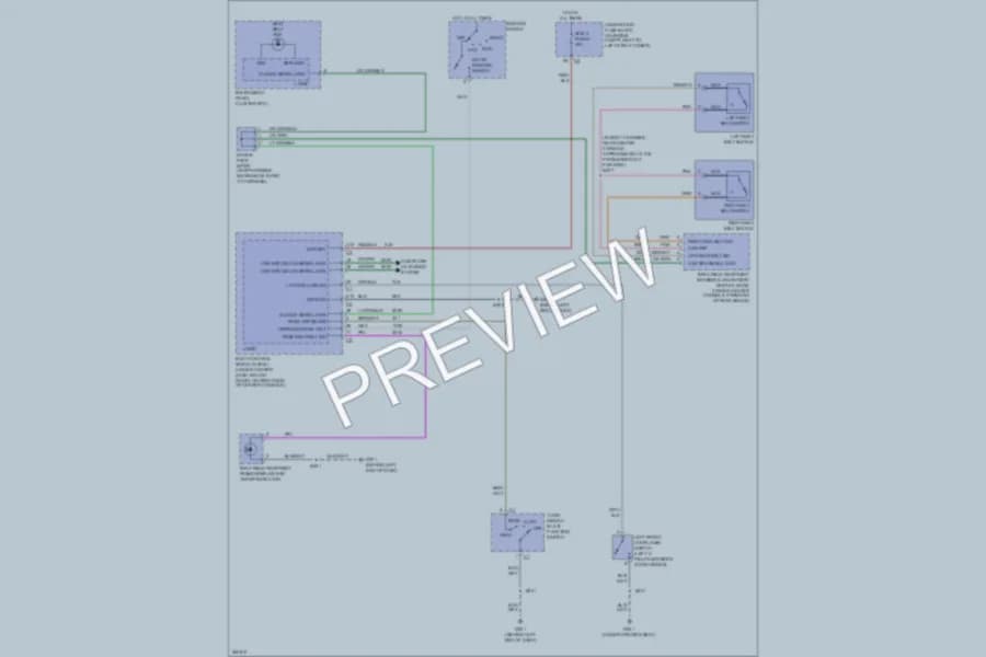 2007 Chevrolet HHR Warning Systems wiring diagram preview