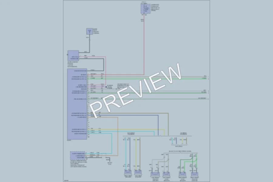 2007 Chevrolet Impala Radio wiring diagram preview