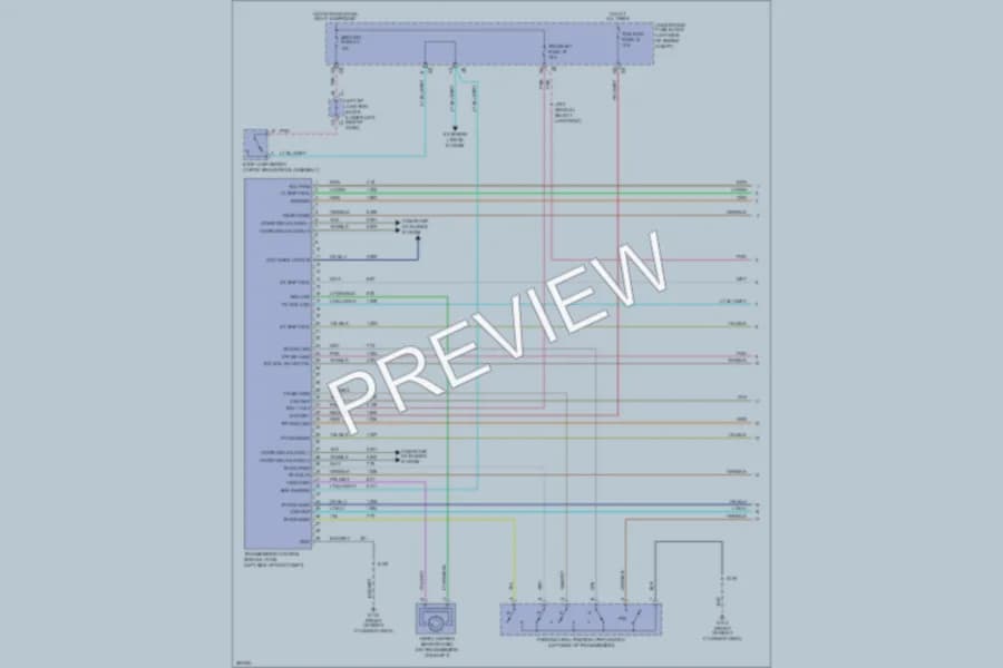 2007 Chevrolet K1500Suburban Transmission wiring diagram preview