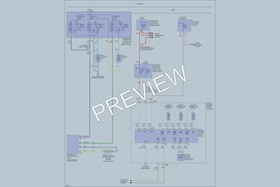 2007 Chevrolet K2500HDPickupClassic Cooling Fan wiring diagram preview