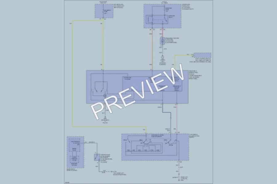 2007 Chevrolet K3500PickupClassic Wiper Washer wiring diagram preview