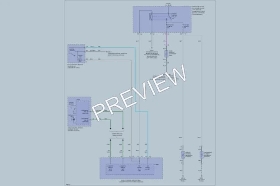 2007 Chevrolet Malibu Defoggers wiring diagram preview