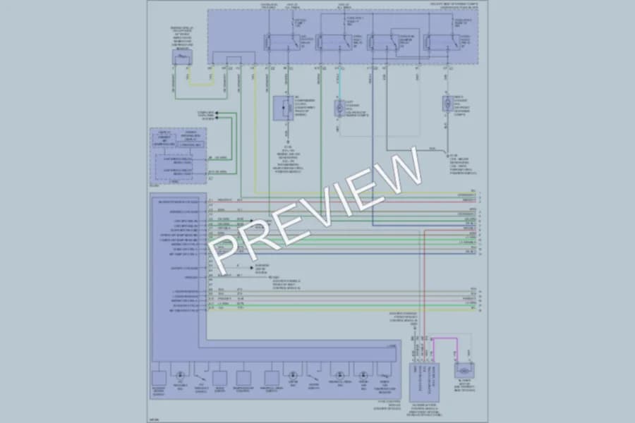 2007 Chevrolet MalibuMaxx Air Conditioning wiring diagram preview