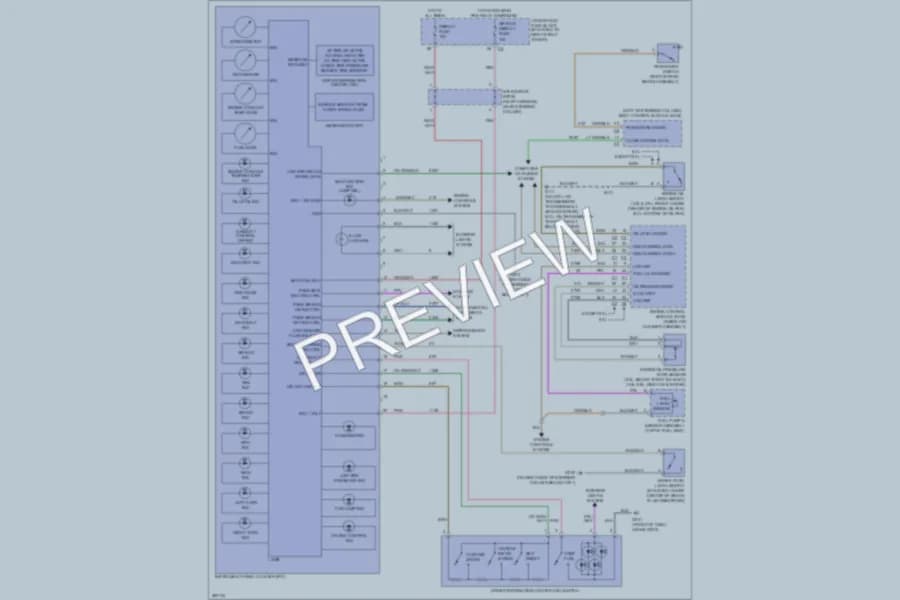 2007 Chevrolet MonteCarlo Instrument Cluster wiring diagram preview