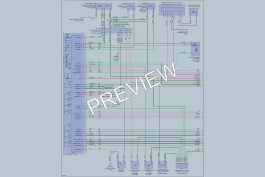 2007 Chevrolet Tahoe Air Conditioning wiring diagram preview