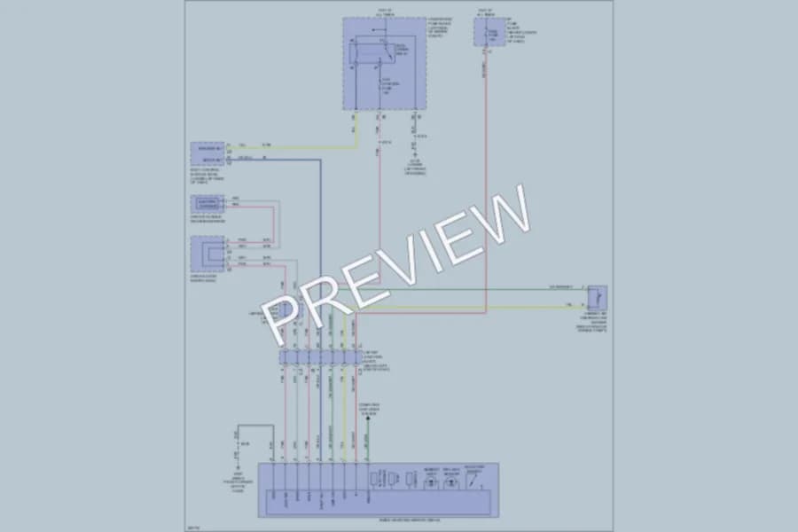 2007 Chevrolet Tahoe Power Mirrors wiring diagram preview