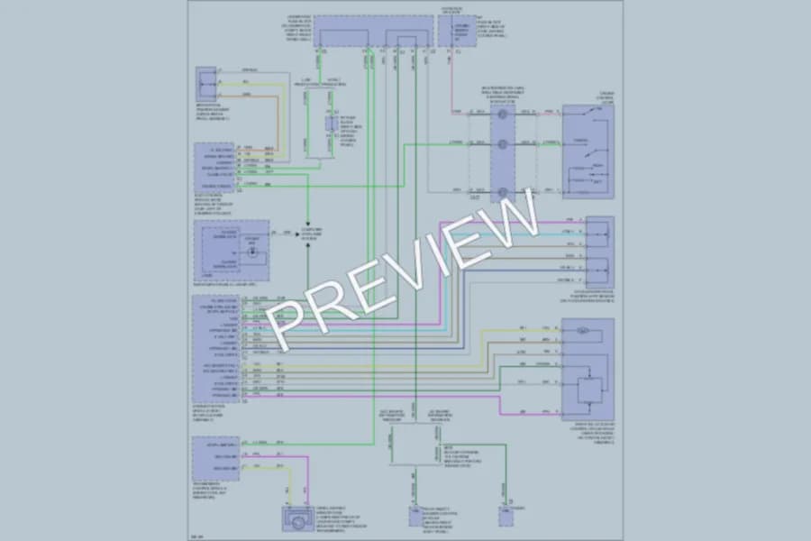 2007 Chevrolet Uplander Cruise Control wiring diagram preview