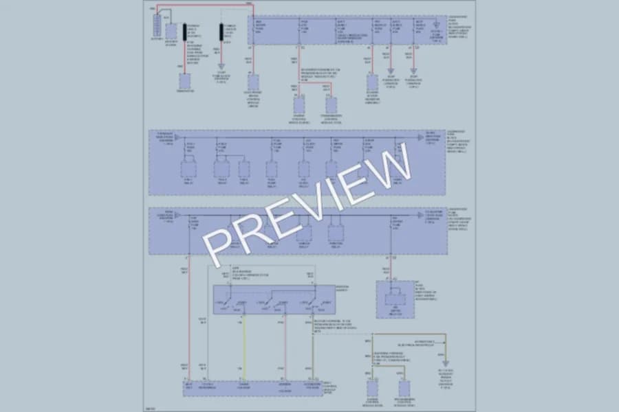 2007 Chevrolet Uplander Power Distribution wiring diagram preview