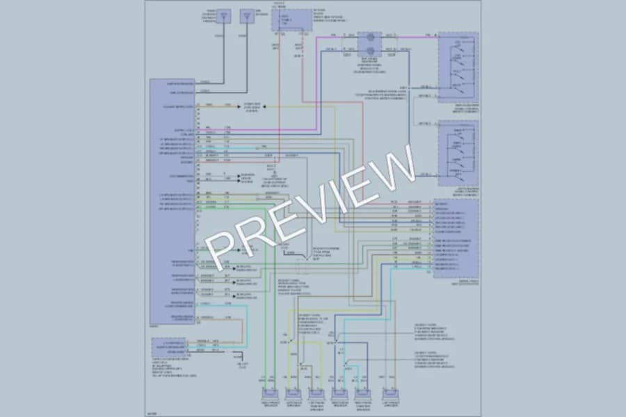 2007 Chevrolet Uplander Radio wiring diagram preview