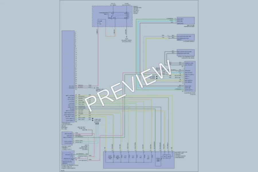2007 Chrysler 300 Transmission wiring diagram preview