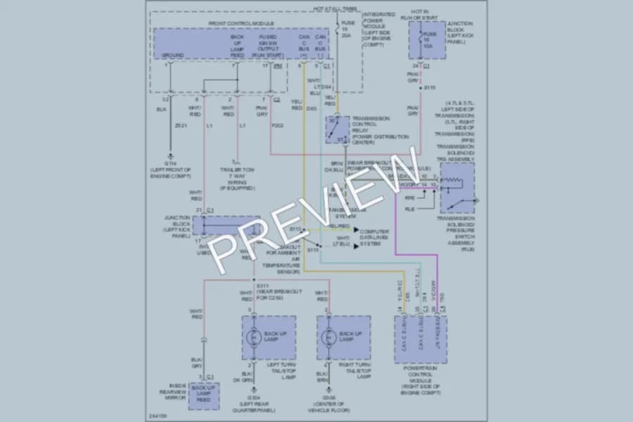 2007 Chrysler Aspen Exterior Lights wiring diagram preview