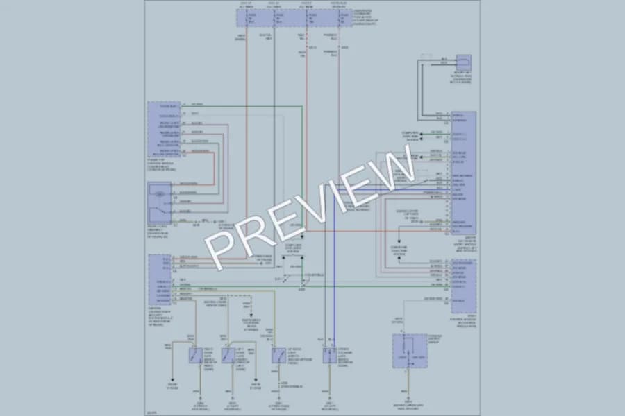 2007 Chrysler Crossfire Power Door Locks wiring diagram preview