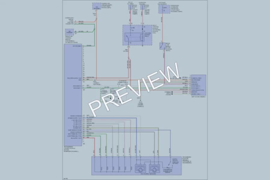 2007 Chrysler Crossfire Transmission wiring diagram preview