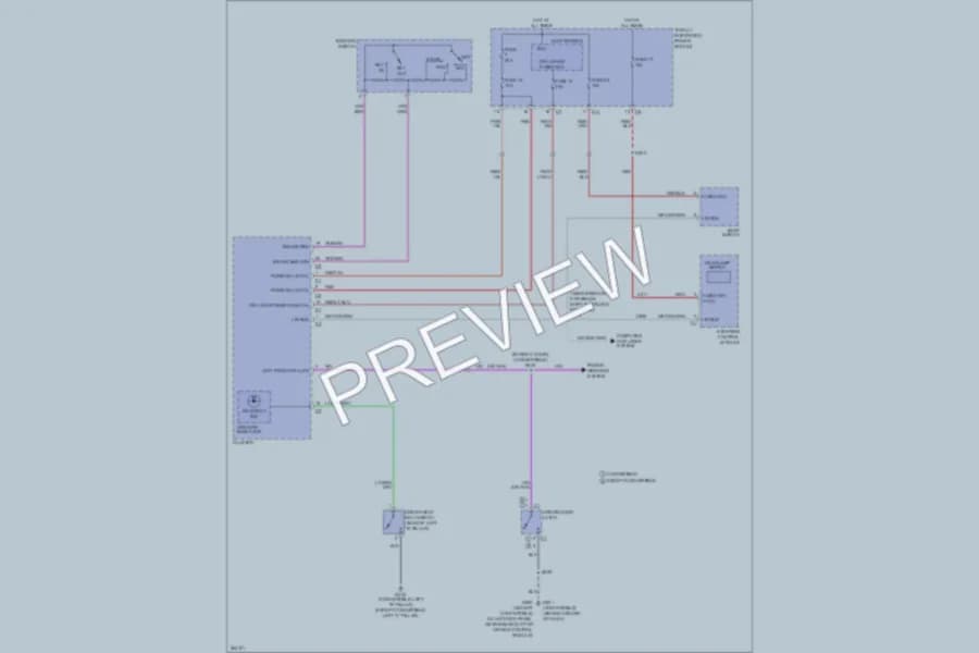 2007 Chrysler PTCruiser Warning Systems wiring diagram preview