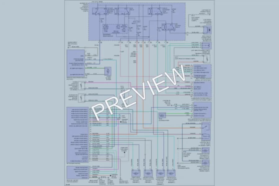 2007 Chrysler Pacifica Air Conditioning wiring diagram preview