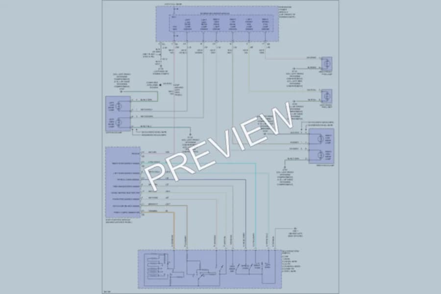 2007 Chrysler Pacifica Headlights wiring diagram preview