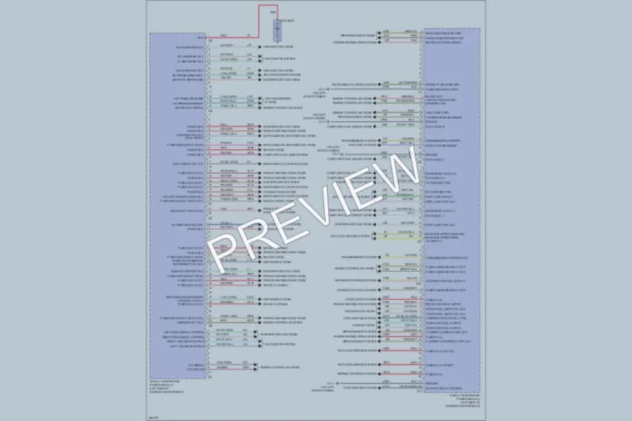 2007 Chrysler 4D Sedan Body Control Modules wiring diagram preview with protected circuit layout