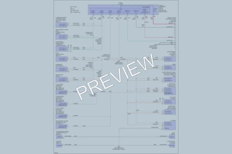 2007 Chrysler 4D Sedan Computer Data Lines wiring diagram preview with protected circuit layout